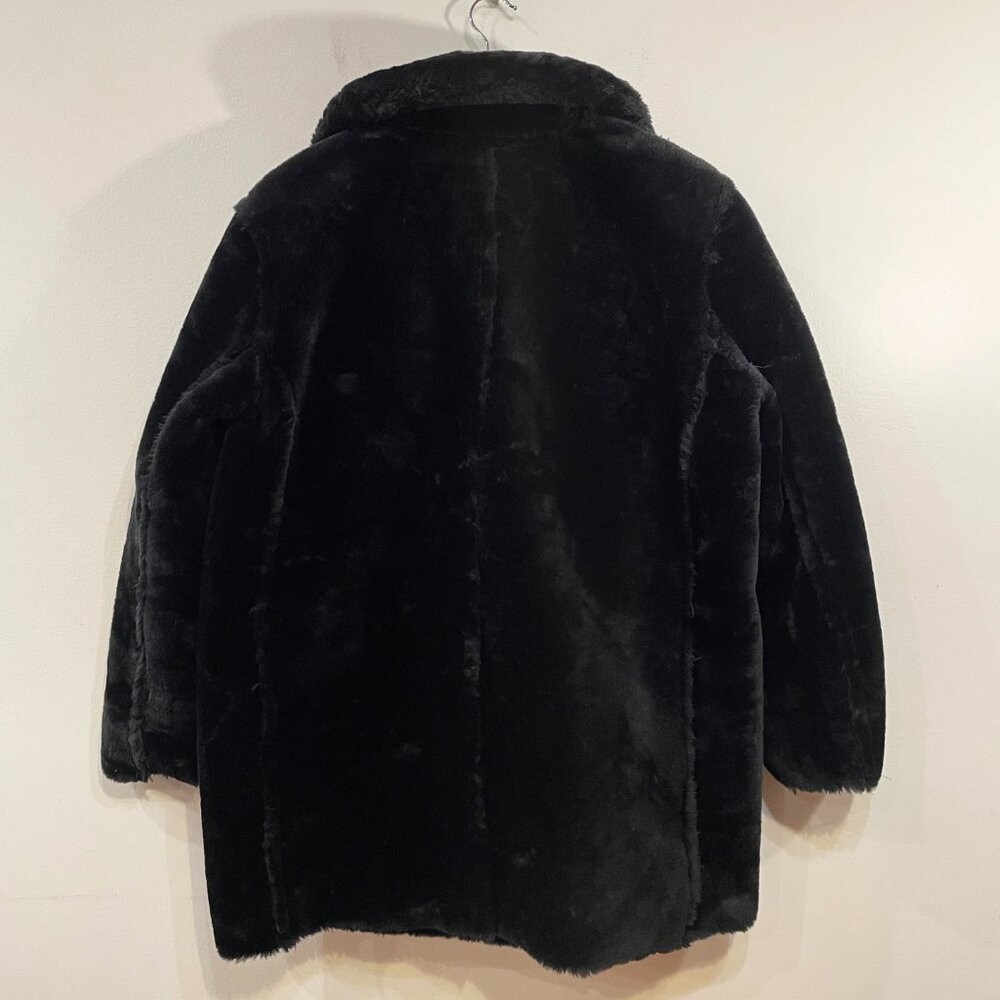 J. Crew Black Teddy Coat - Picture 4 of 8